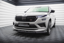 Skoda Kodiaq RS Mk1 Facelift 2021-2023 Frontläpp / Frontsplitter V.1 Maxton Design